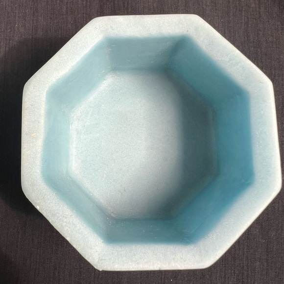 Vintage Robert Nemith Butterfly Flowers Soapstone Trinket Box - Picture 2 of 12